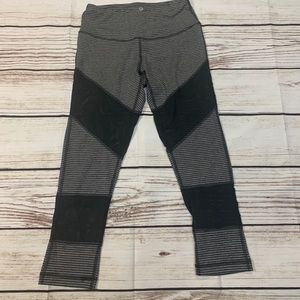 90 Degrees Black And Gray Leggings Size Small